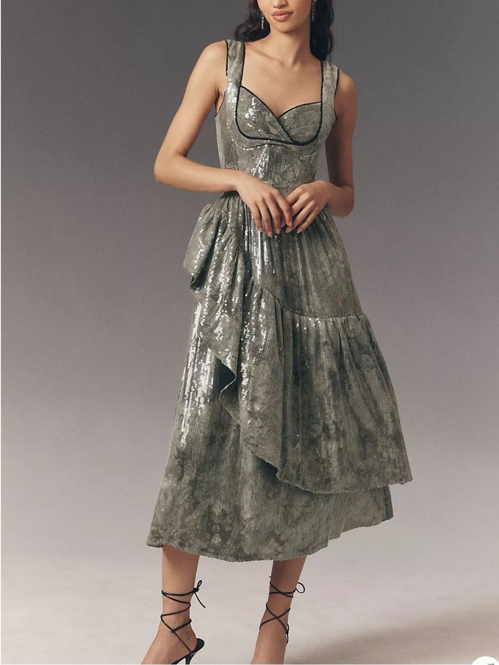 CeliaB Silvermoon Sequin Maxi Dress
AD13